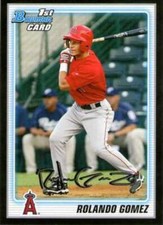 2010 Bowman Prospects Black #BP56 Rolando Gomez Angels NM-MT 