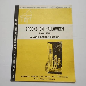 Spooks on Halloween Sheet Music Piano Solo Bastien - Picture 1 of 5