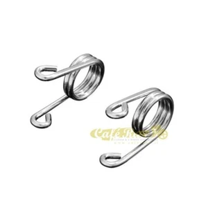 Par Muelles De Horquilla Cromo para Custom Asiento Solo Corcho Y Chopper - Imagen 1 de 2