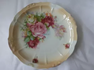 Antico servizio floreale vintage 11,5 pollici rose made in Germany #23 - Foto 1 di 3