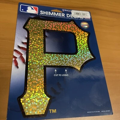 MLB Pittsburgh Pirates Wincraft 5x7 Shimmer Decal  - Image 1 of 4