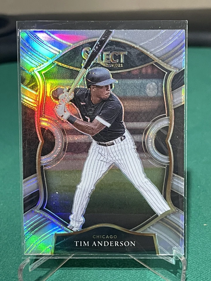 TIM ANDERSON Concourse Prizm 2021 Panini Select Baseball #48 White Sox - Image 1 of 1