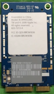 Apple Airport Extreme BCM94322MC Wireless WIFI Card For All Mac Pro MB988Z/A - Afbeelding 1 van 3