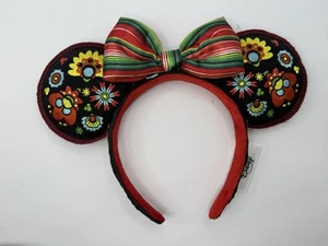 Disney Ohr Mexico Epcot World Showcase Minnie bestickt Stirnband 2022 - Bild 1 von 10