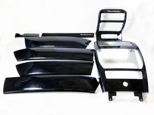 09-13 Maserati Quattroporte M139 Piano Gloss Black Interior Trim Kit Set Inlays  - Picture 1 of 24