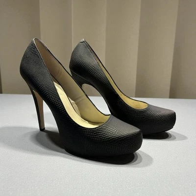 BCBGeneration черный текстурированный платформе каблуки - размер 10 М - Изображение 1 из 2