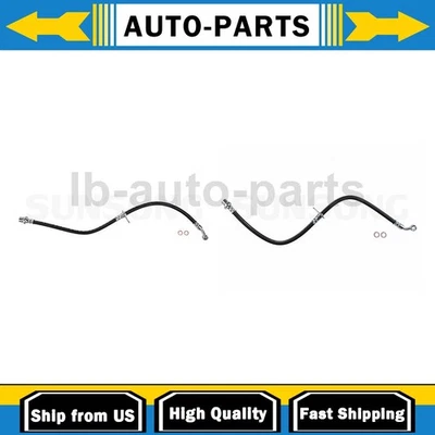 2X Manguera de línea de freno delantero Sunsong para Honda Civic 2001 2002 2003 2004 2005 Foto 1 de 4