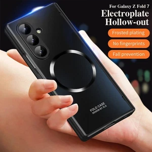 For Samsung Galaxy Z Fold7 Fold6 5 Shockproof Magnetic Magsafe Hinge Case Cover - Picture 1 of 17