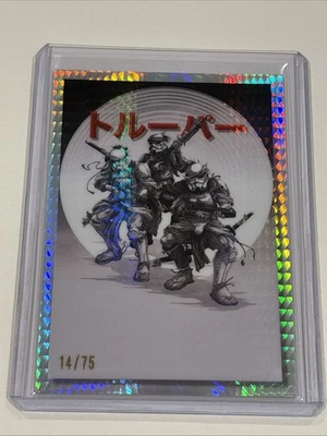 2023 Star Wars Galaxy Galactic Visions Reimagined Art REFRACTOR #d 14/75 Prism - Image 1 of 3