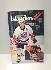 New York Islanders 1990 - 1991 NHL Media Guide Annuario Pat LaFontaine - Foto 1 di 4
