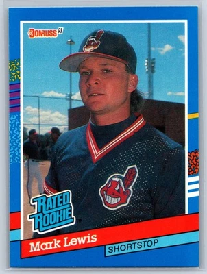 Donruss Mark Lewis 1991 clasificación Rookie RC #29 Foto 1 de 2