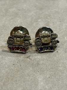 2 VINTAGE GM FISHER BODY 10K GOLD YEARS OF SERVICE PIN/TIE TAC Pair - Picture 1 of 11