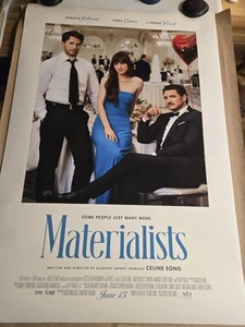 Materialists 2025,Original,DS,OneSheet,27”x40”,NMint,A24 - Picture 1 of 2