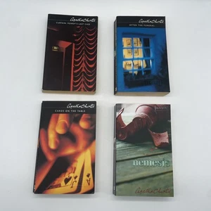 x4 Agatha Christie Poirot Marple Paperback - Picture 1 of 16