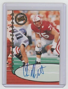 CHRIS McINTOSH Wisconsin 2000 Press Pass Autograph SP RC ON CARD AUTO Badgers AD - Picture 1 of 2