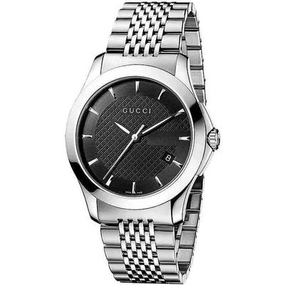 Gucci G-Timeless YA126402 Black Dial Quartz Men's Watch New - Image 1 of 4