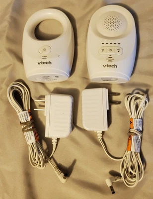 VTech DM1111 Enhanced Range Digital Audio Baby Monitor Parent - Baby Unit Works! — 第 1/4 张图片