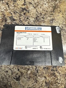 1PC MERSEN MPDB67510 Power Distribution Block,Open Style,Aluminum,Box-Box,Adder - Picture 1 of 5