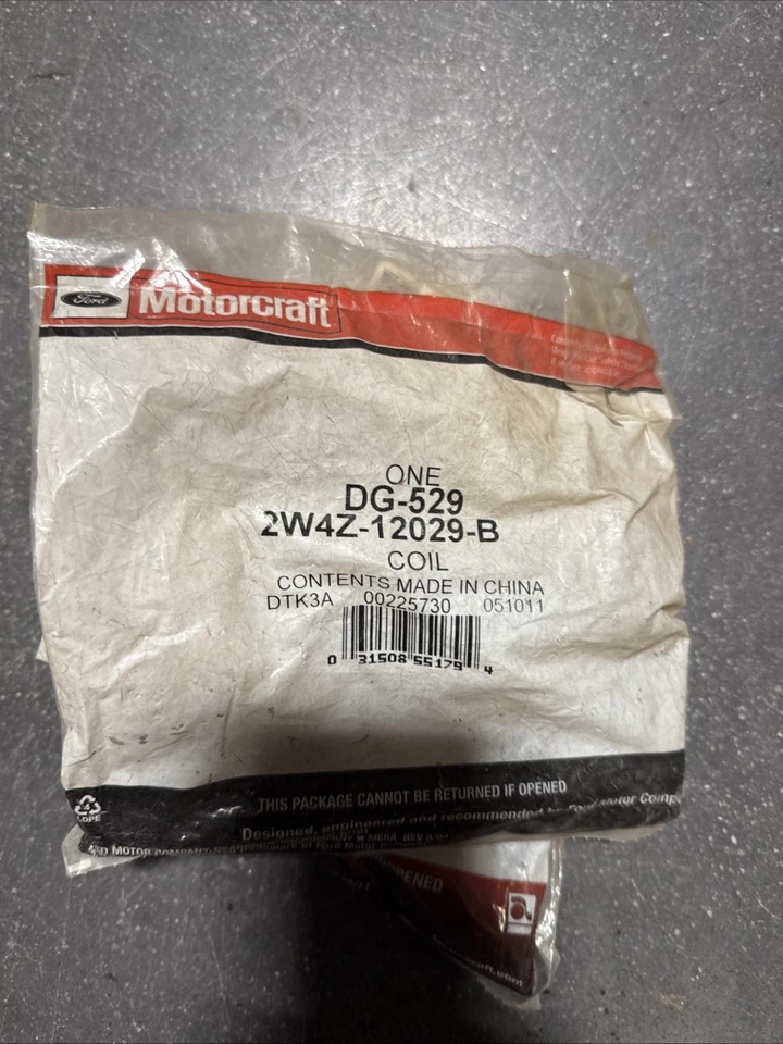OEM Motorcraft DG-529 Ignition Coil Assembly 2W4Z-12029-B Ford Thunderbird 02-05 - Image 1 of 4