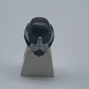 LEGO® CASCO CASCO MÁSCARA ESPACIAL 13812pb01 MARCAS NEGRAS/PLATEADAS GENERAL ZOD - Imagen 1 de 5