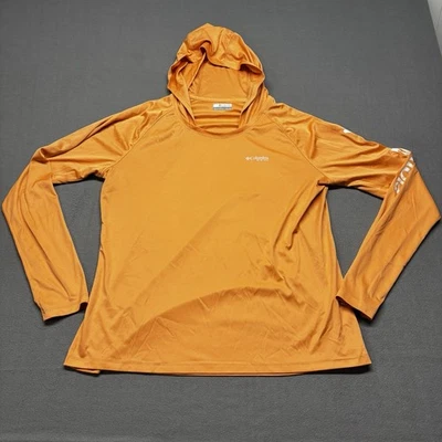 Columbia Long Sleeve Women's PFG Tidal Tee Hoodie Peach Omni Shade Size XXL - Image 1 of 4