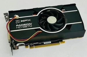 1GB RADEON XFX HD6870 GDDR5 Dual DVI/ HDMI/ Mini-DP PCI-e Graphics Video Card - Picture 1 of 6