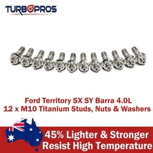 Titanium Exhaust Manifold Stud Kit For Ford Territory SX SY Barra 4.0L - Picture 1 of 4