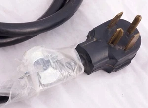 6 foot Dryer Power Cord Heavy Duty 30amp 14-30P MALE Universal 4-PRONG Plug 6' - Picture 1 of 6