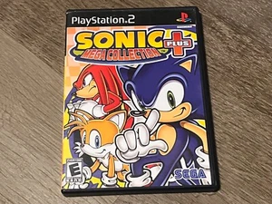 Sonic Mega Collection Plus PlayStation 2 PS2 Completo CIB Auténtico - Imagen 1 de 3
