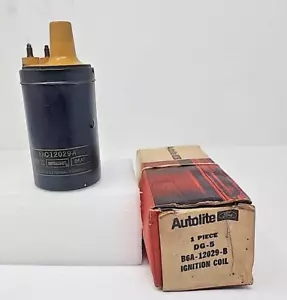 NOS FORD YELLOW TOP COIL B6A-12029-B SEE PHOTOS DG-5 - Picture 1 of 9