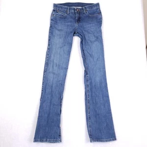 Wrangler Q Baby Jeans 5/6 x 36 Bootcut No Gap Waistband Stretch Western Rodeo - Picture 1 of 11