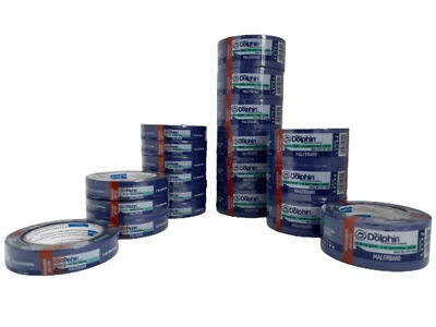 BLUEDOLPHIN PROFI Malerkrepp Abklebeband Abdeckband Kreppband Klebeband Maler 50 m