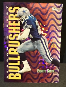 1999 Topps Chrome Emmitt Smith #SB5 Seasons Best Bullrusher HOF RB Dallas Cowboy - Bild 1 von 2