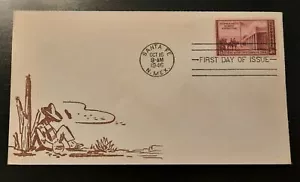 1946 FDC Illustrated Desert Cachet Santa Fe New Mexico - Picture 1 of 2