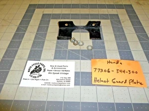HONDA CL350K4 77206-344-300 HELMET GUARD PLATE USED 1 QUANTITY FREE SHIPPING - Picture 1 of 2