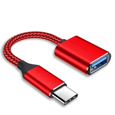 USB-C Type C Male to USB 3.0 Type A Female OTG Adapter Converter Cable Cord 3in - Image 1 of 4