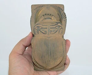 Raro antiguo egipcio escarabajo amuleto BC - Imagen 1 de 5