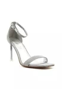 GUESS FLJSH2FAB03 sandali eleganti argento scarpe tacco cerimonia - Foto 1 di 3