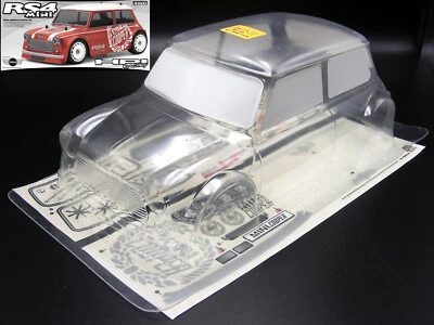 Vintage 1999 HPI MINI RS4 Nitro #7206 ROVER MINI COOPER Body & Decal Sticker Set - Image 1 of 4