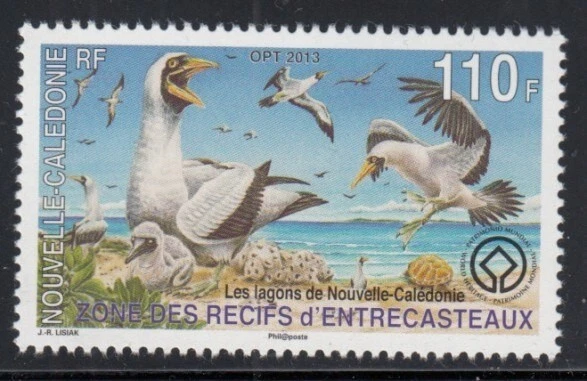 NEW CALEDONIA Entrecasteuax Reef Zone MNH stamp - Image 1 of 1