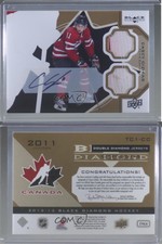 2012-13 Upper Deck Black Diamond Double Jersey /5 Casey Cizikas Rookie Auto RC