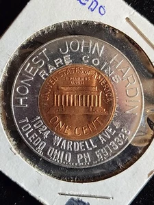 1964D UMHÜLLT Cent. Ehrliche seltene Münzen von John Hardin. Toledo, Ohio. Unser PC250 - Bild 1 von 4