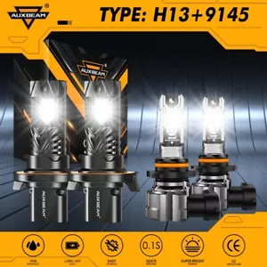 Combo de faros antiniebla LED 9145 AUXBEAM Canbus H13 para Ford F-150 2004-2014 - Imagen 1 de 12