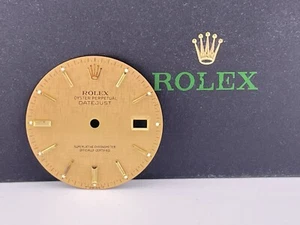 Rolex Datejust Mens 36mm Gold Linen Gold Stick Dial Jubilee Oyster 16013 16233 - Picture 1 of 4