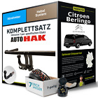 Produktbild - Für CITROEN Berlingo Typ B9 Anhängerkupplung abnehmbar +eSatz 7pol 08- NEU PKW