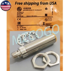 10-30VDC New For IFM IGS208 Inductive Proximity Switch Sensor 100mA 8mm 4-Pin - Picture 1 of 12