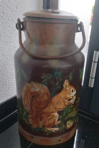 Große handbemalte -Milchkanne,  Bauernmalerei Landhausstil 50 cm hoch - Bild 1 von 2