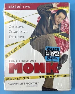 Monk Season Two 2 on 4 Disc DVD Set 2005 - Picture 1 of 3