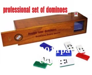 Cuban Domino Game Profesional Doble Nine, Domino Doble Nueve Cubano red/blue/gre - Picture 1 of 5