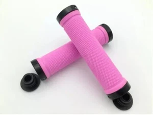 Solution Bmx. Pink Lock-on Grips. Supercross, Chase,Se, Redline,Yess,GT - Picture 1 of 1